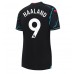 Manchester City Erling Haaland #9 Voetbalkleding Derde Shirt Dames 2023-24 Korte Mouwen